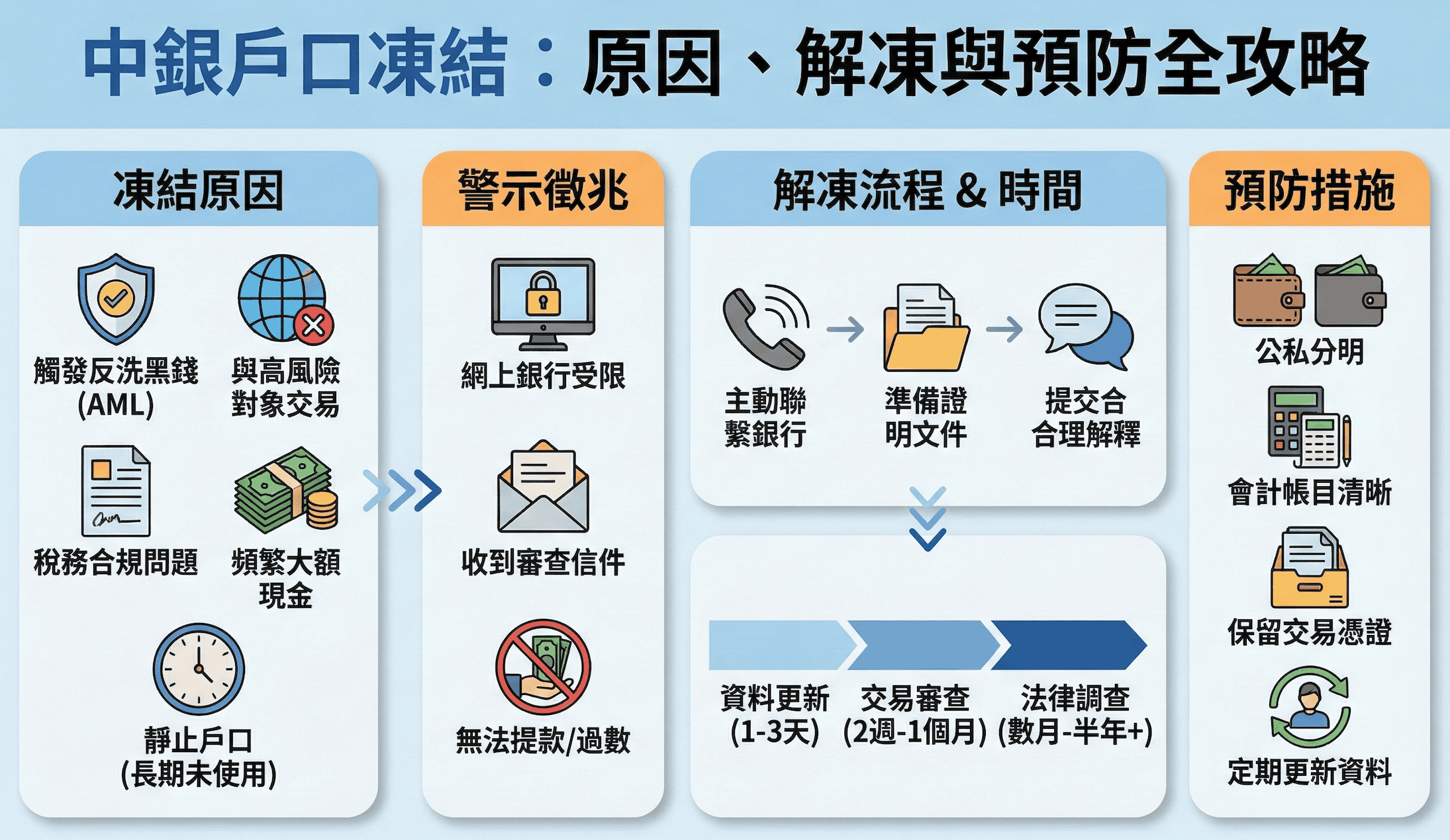 银行卡被冻结怎么解除？触发风控原因分析与申诉解冻全流程
